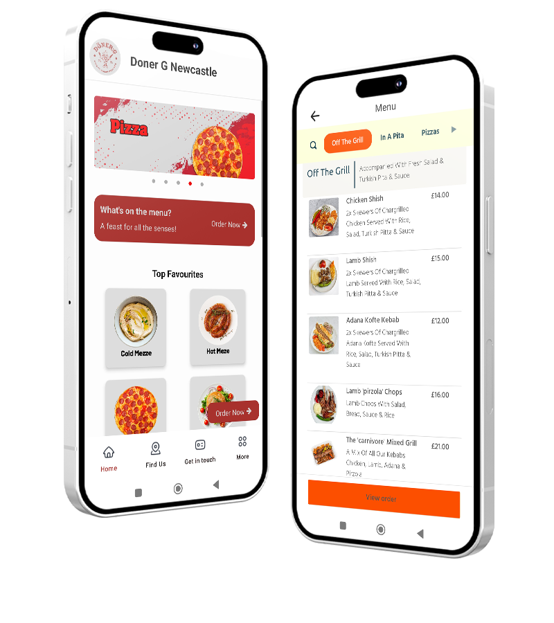 donerg app mockup